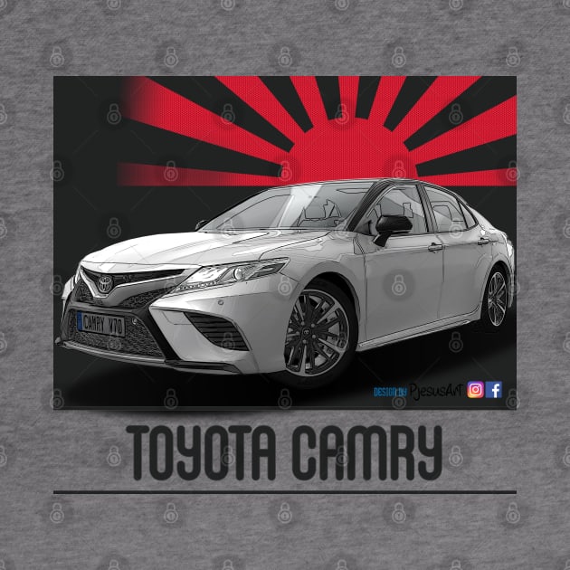 Toyota Camry White by PjesusArt